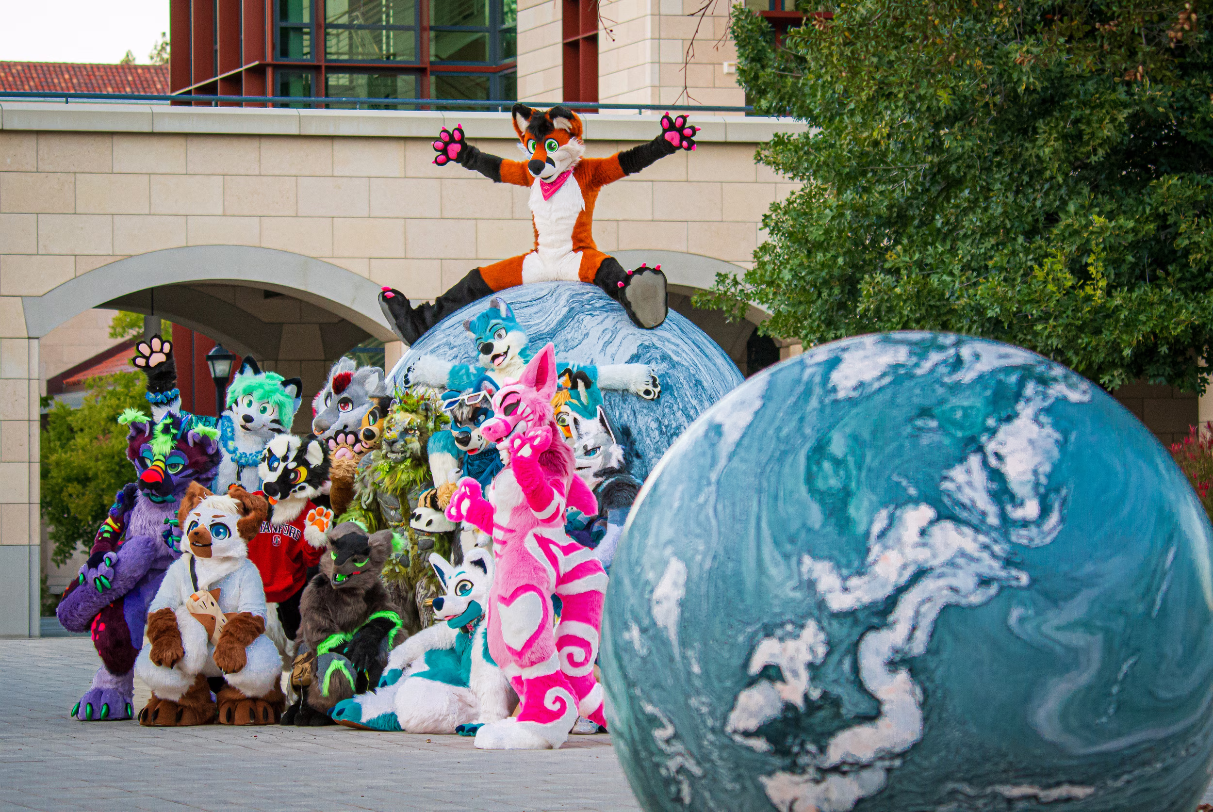2024-08-18 - Group Photo at Stanford _Pars pro Toto_ - Stanford Furmeet (Stanford, CA)