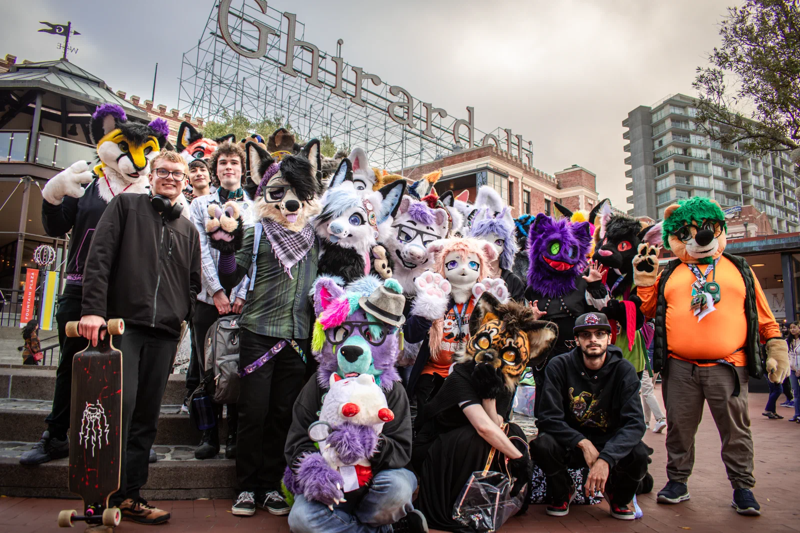2024-09-21 - Group Photo in front of Ghirardelli - PawGoda (San Francisco, CA)